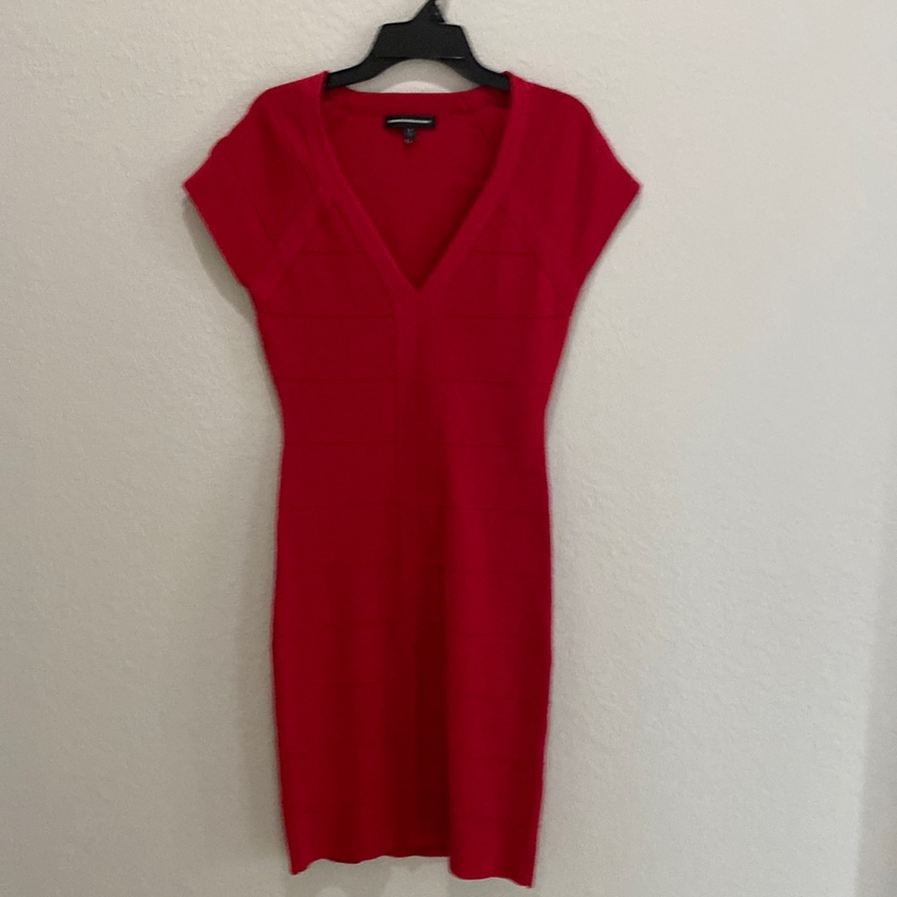 Express, gently worn , red dress.
